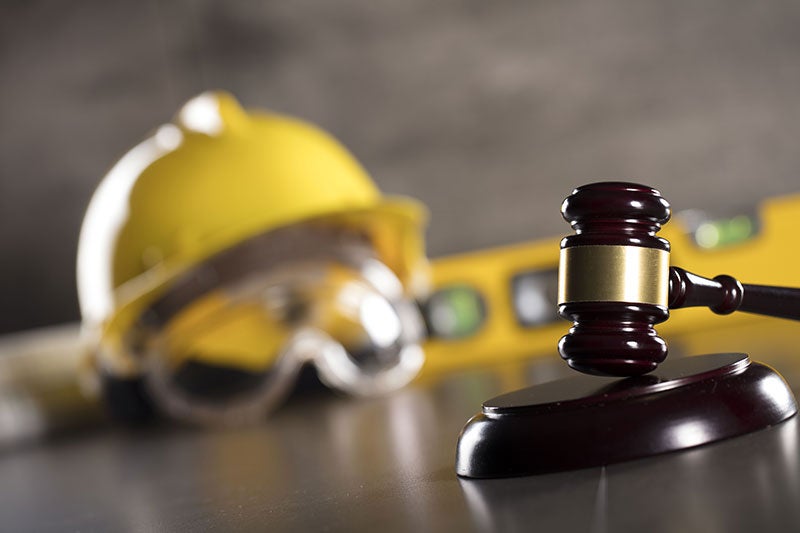 What are struck-by injuries in the workplace?