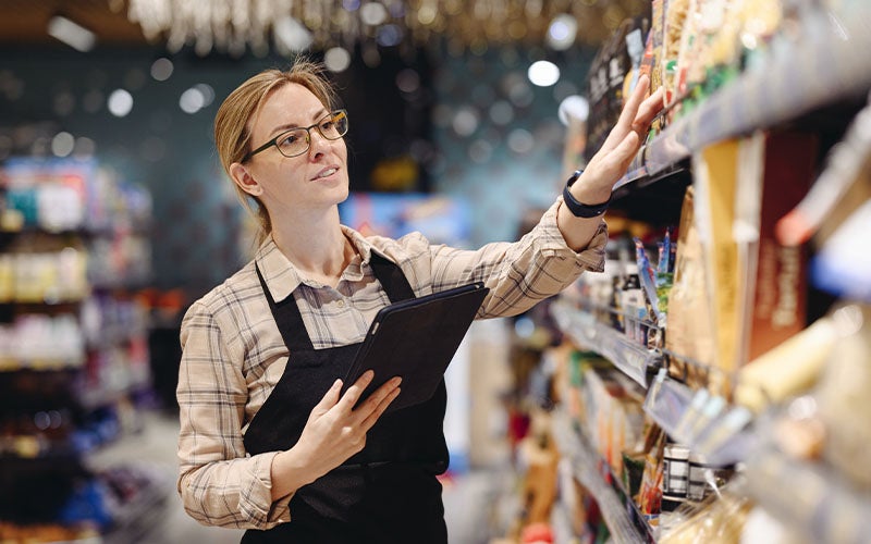 Can grocery store workers collect compensation?