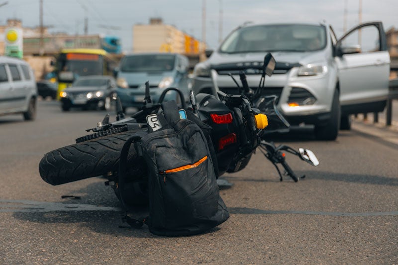 The danger of turning left in front of an oncoming motorcycle